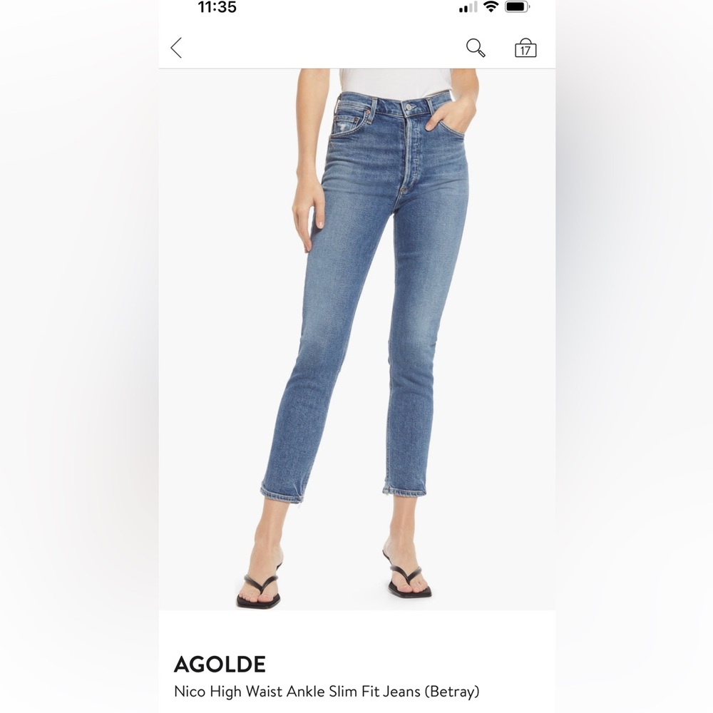 Agolde Nico size 30